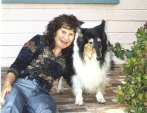 Teresa and collie Candy